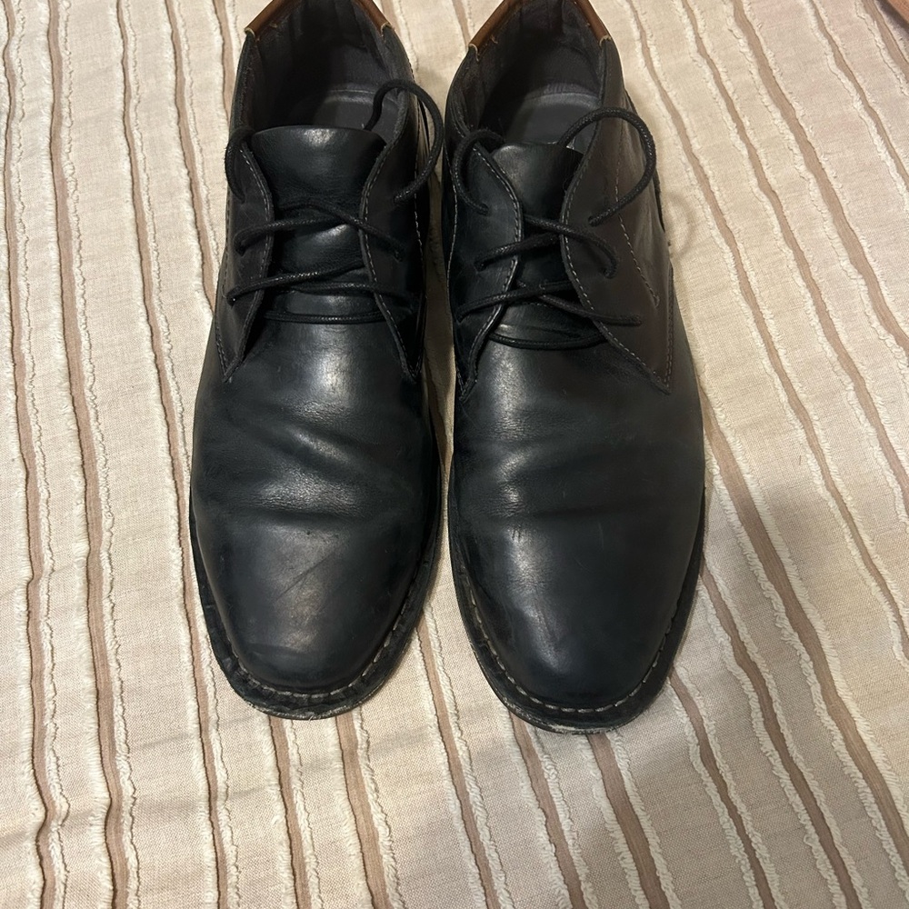 Classic Black Leather Men's Shoes